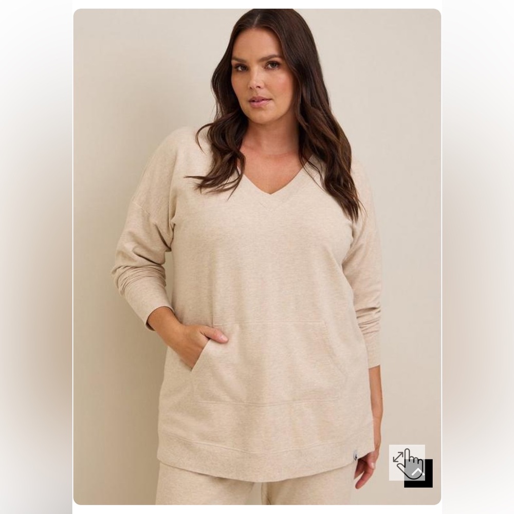 Torrid 1 X v-neck sweatshirt
